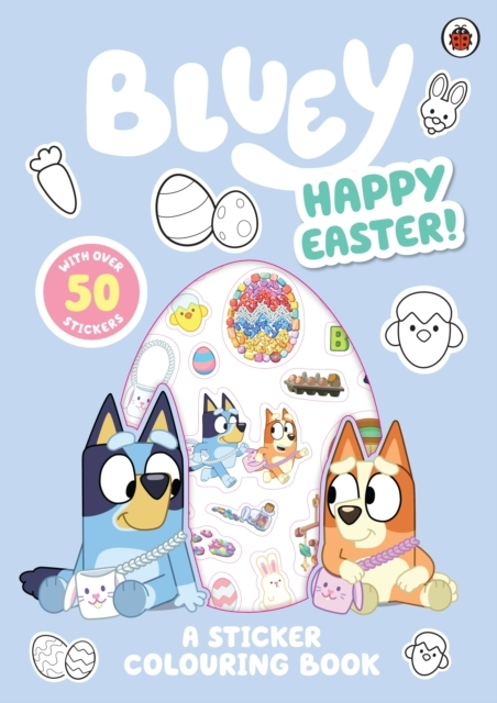 Bluey: Happy Easter Sticker Colouring Book - Autisme  - 9780241722190